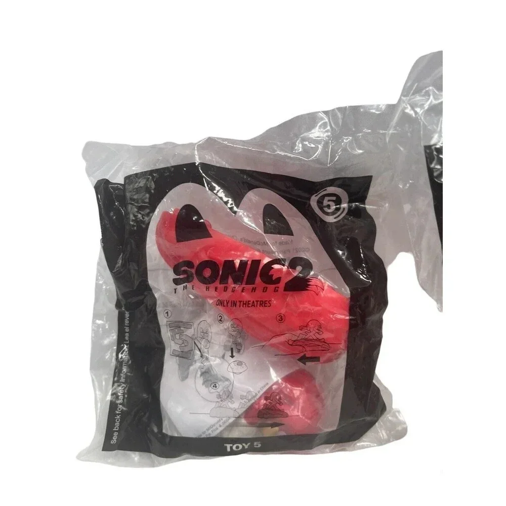 Sonic the Hedgehog 2 McDonalds Happy Meal KNUCKLES Toy #5 #7 BRAND NEW